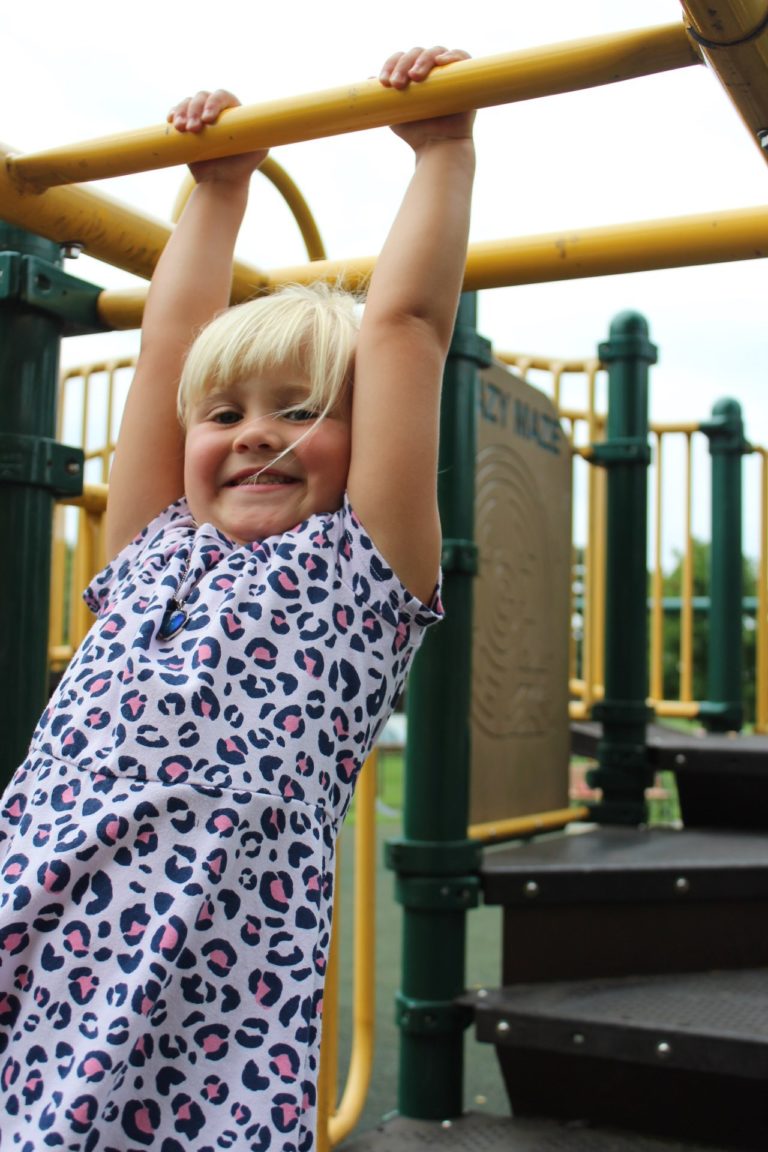girl on hampden daycare playground